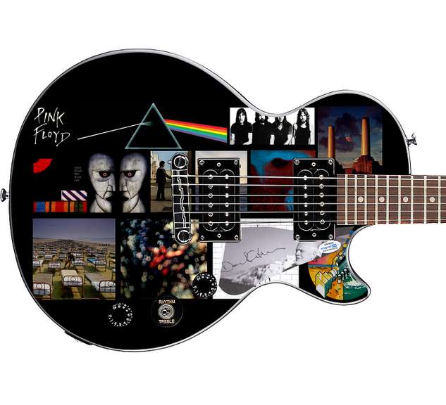 Pink Floyd David Gilmour Gibson Epiphone Les Paul Photo Graphics Guitar ACOA