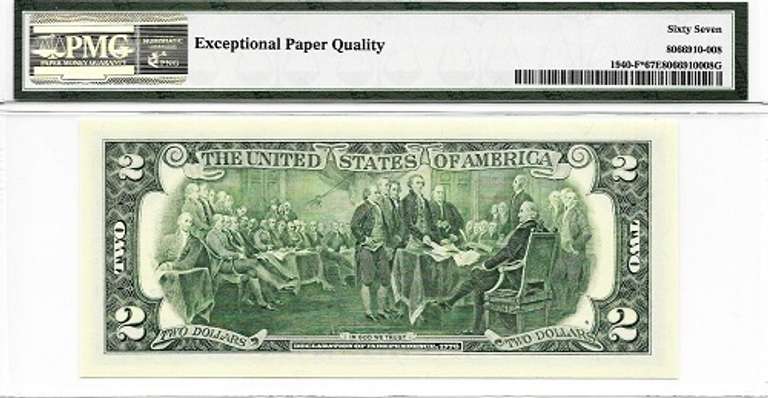 Superb Gem Crisp $2 2013 Star Note FRB Atlanta PMG 67 EPQ-Series Key!