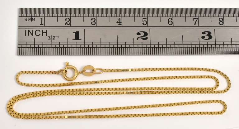 Useful Box Link Pendant Necklace