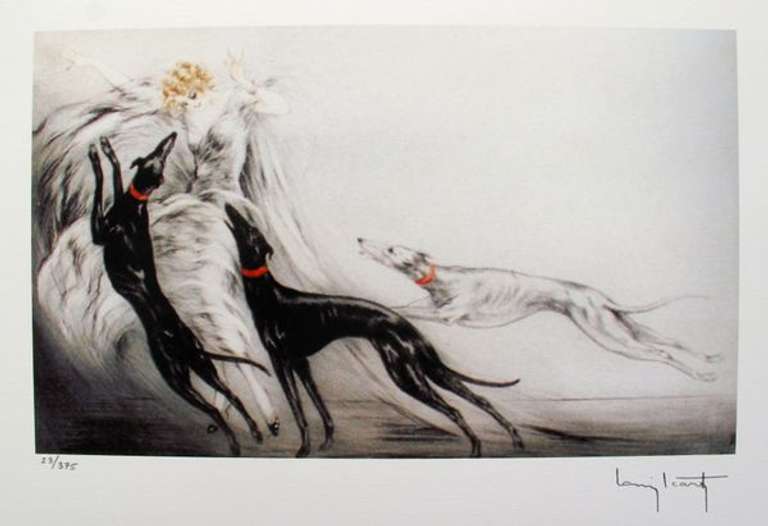 Louis Icart COURSING II Limited Edition Giclee