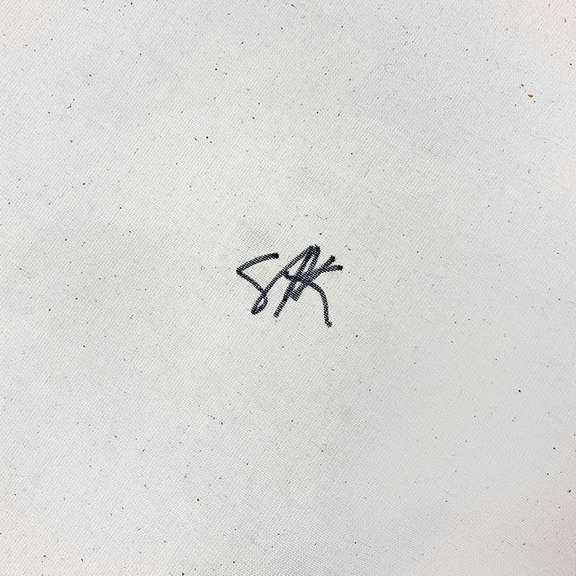 Steve Kaufman (1960-2010), "MGM" Hand Signed Hand Pulled Silkscreen Mixed Media on Canvas with LOA.