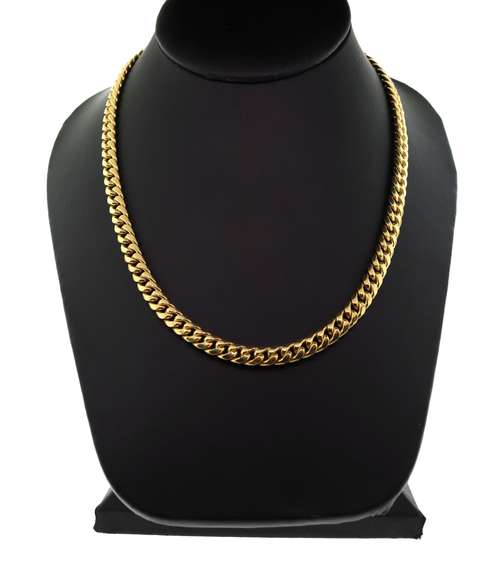 Posh 10kt Yellow Gold Curb Chain Necklace