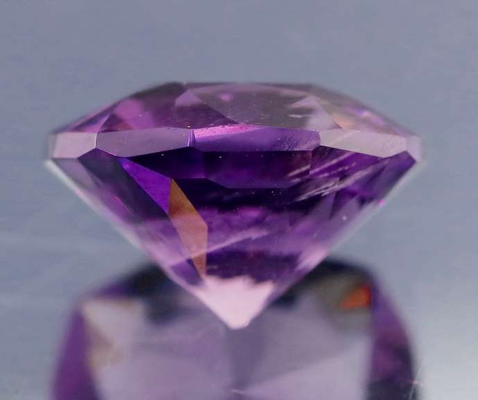 Superb 6.34ct Portuguese cushion cut Bolivian Amethyst