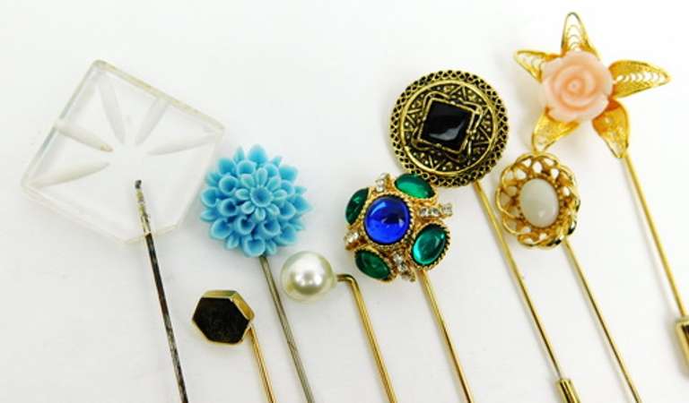 Collection of Vintage Stick Pins