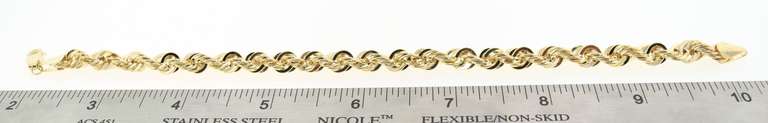 Extremely- Fine 14kt gold rope chain link