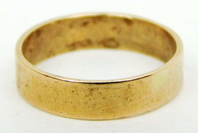 Antique Gold Filled Engraved BABY Ring