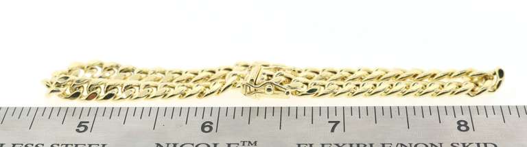 Special 10kt Yellow Gold Curb Chain Bracelet