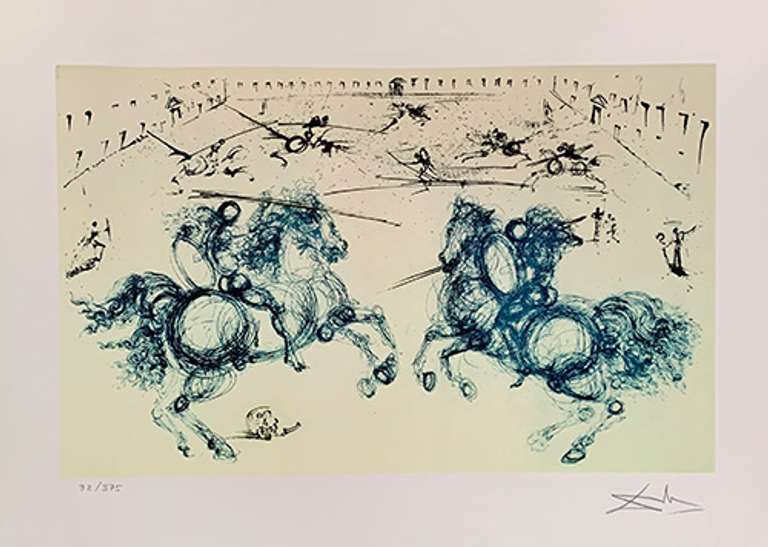 Salvador Dali, Combat de Chevaliers