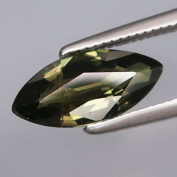 Marquise cut! 1.32ct rich olive green Australian Sapphire
