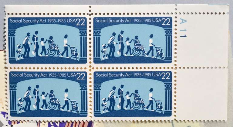 10 22 Cent and 11 21 Cent Mint US Plate Blocks