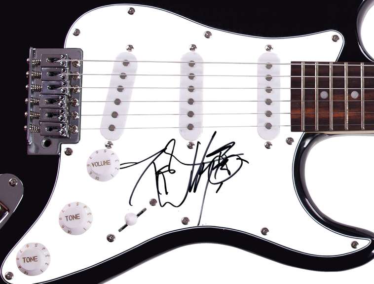 KISS Peter Criss Autographed Signed Guitar ACOA