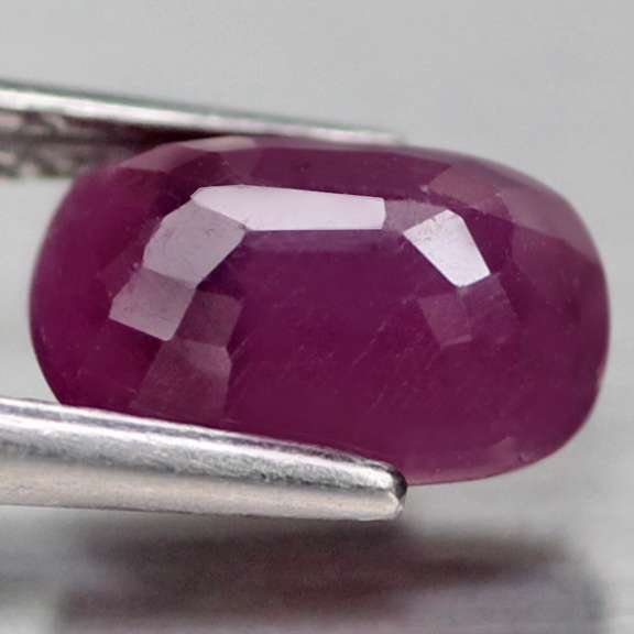 Stunning violet red 3.66ct unheated Ruby