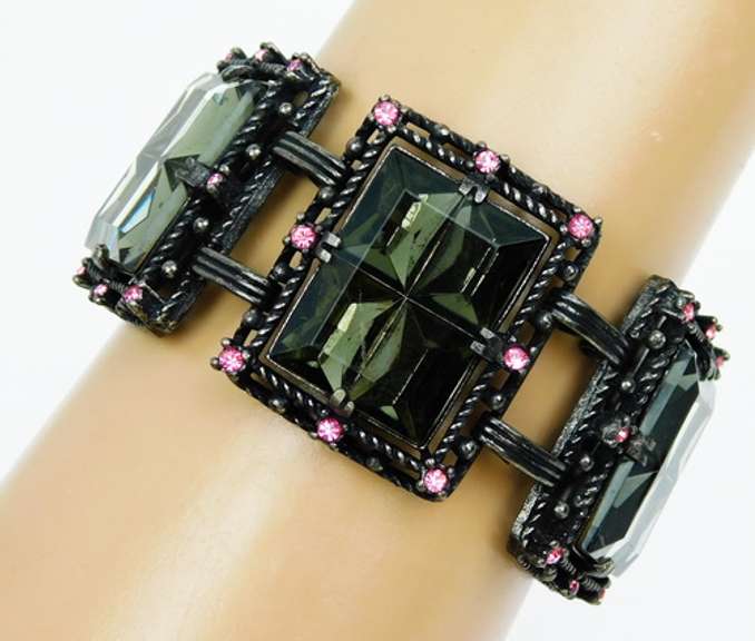 Vintage Midnight Magic Designer Costume Bracelet