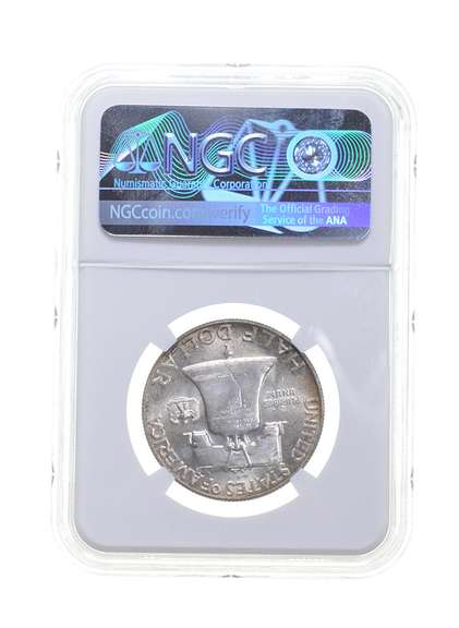MS64 FBL 1949 Franklin Half Dollar - Graded NGC