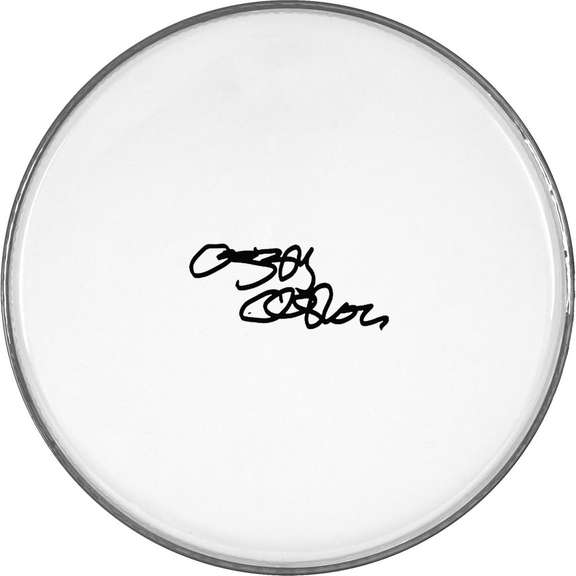 Ozzy Osbourne Autographed Facsimile Drum Head