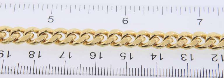 Incredible Yellow Gold Cuban Link Bracelet