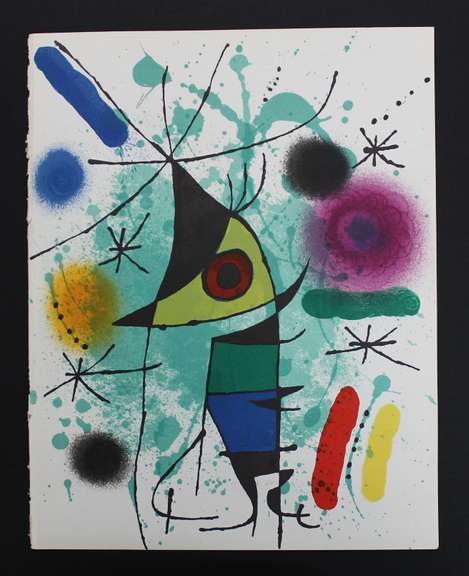 JOAN MIRO ORIGINAL LITHOGRAPH 1975