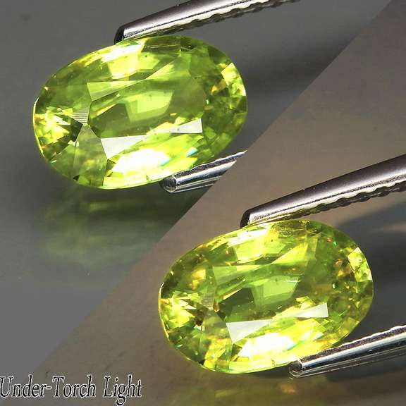 Glittering 1.63ct rainbow flashing Russian Sphene