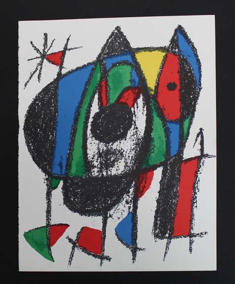 JOAN MIRO ORIGINAL LITHOGRAPH 1975
