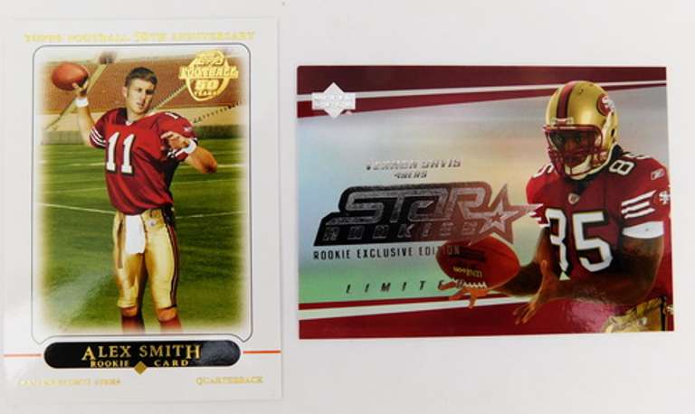 2 49er's Rookie Football Cards