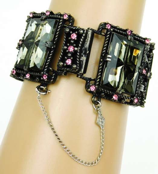 Vintage Midnight Magic Designer Costume Bracelet