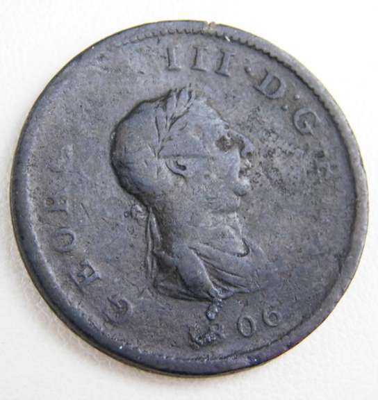 1806 British Half Penny