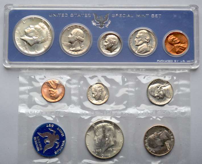 8 1965-7 US Special Mint Sets