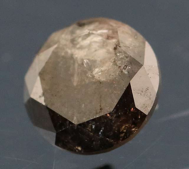 Gorgeous .57ct chocolate and silver Diamond solitaire