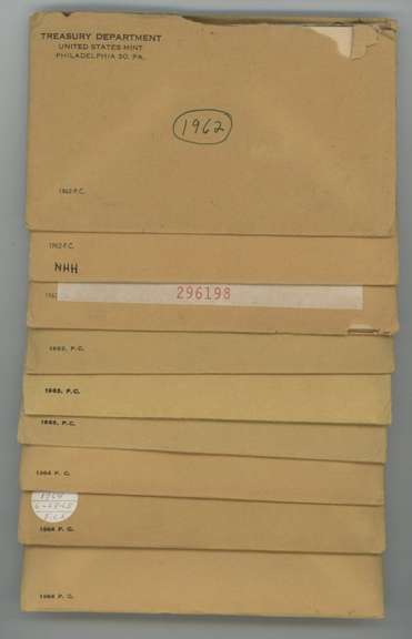 9 Assorted Silver US Proof Sets: 1962-1964