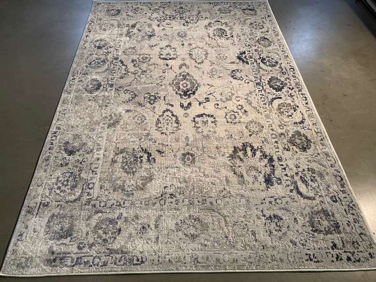 LOVELY VINTAGE REPRO DESIGN RUG 6x8