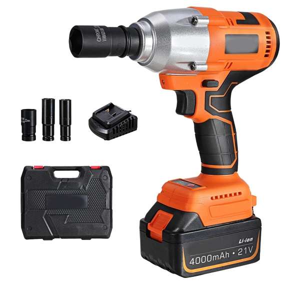 3000 BPM Brushless Cordless Electric Impact Wrench