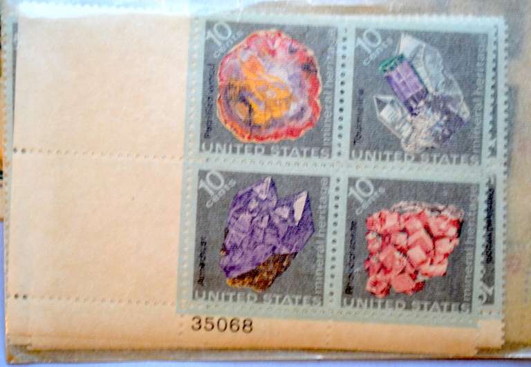 21 8 Cent & 23 10  Cent Mint US Plate Blocks.