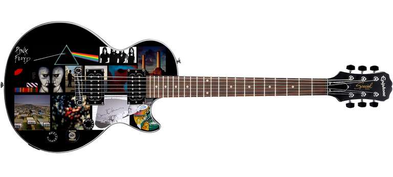 Pink Floyd David Gilmour Gibson Epiphone Les Paul Photo Graphics Guitar ACOA