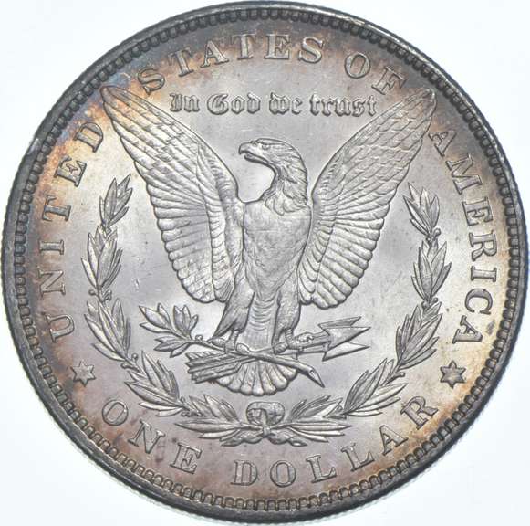 1896 Morgan Silver Dollar - Toned