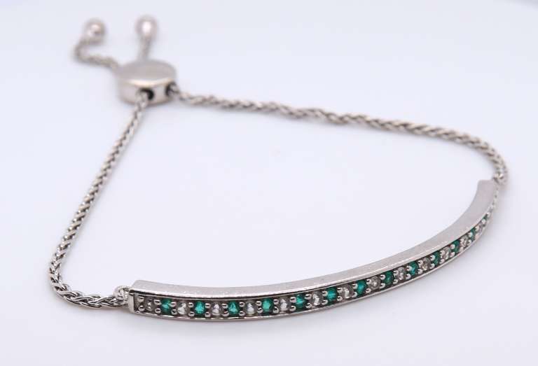 Sterling Silver Gemstone Bracelet