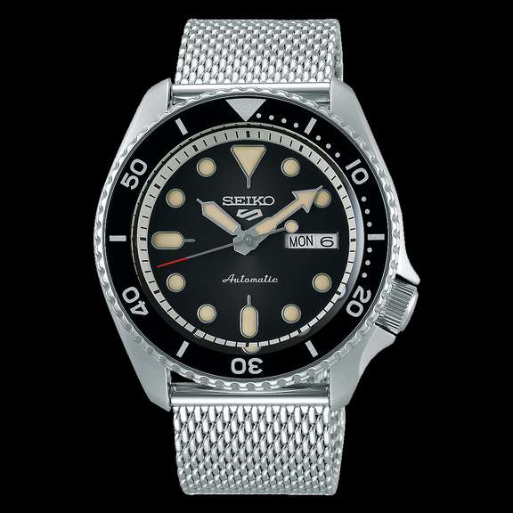 Seiko Black Dial Automatic, New In Box.