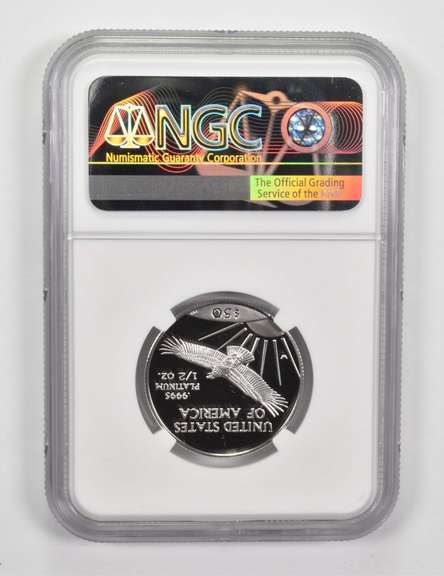 PF70 UCAM 1997-W $50 American Platinum Eagle - Graded NGC
