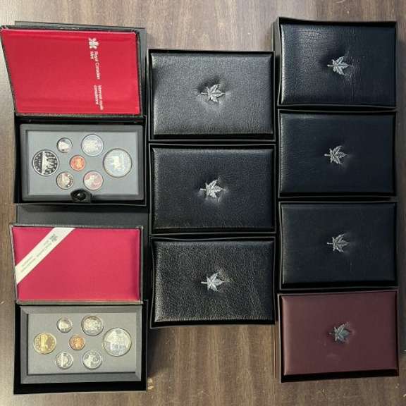 9 Canadian Proof Set Between 1985 to 1995