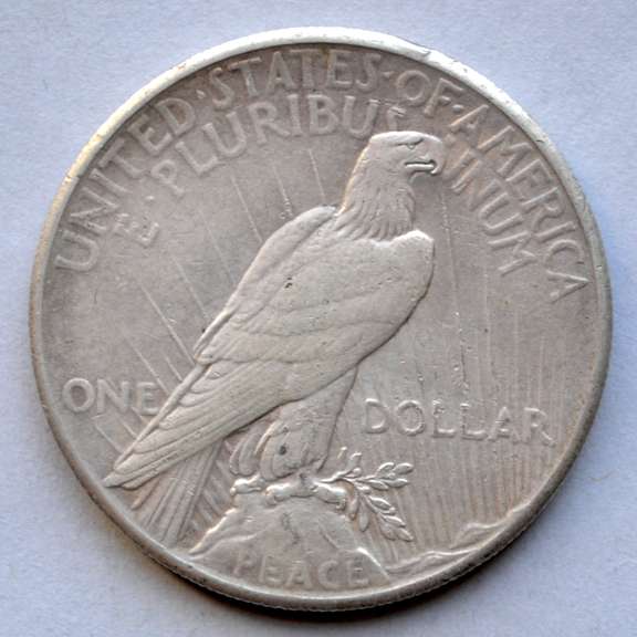 1928 Near Unc Key Date Peace Dollar