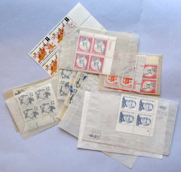 29 12 Cent and 14 11 Cent Mint US Plate Blocks