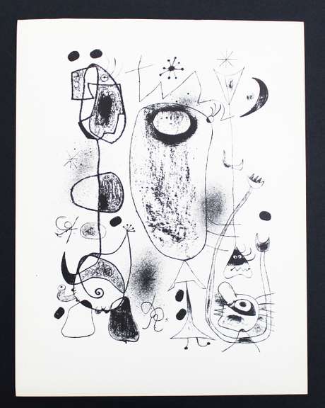 JOAN MIRO LITHOGRAPH 1947