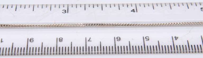 Vintage Sterling Silver Chain Necklace