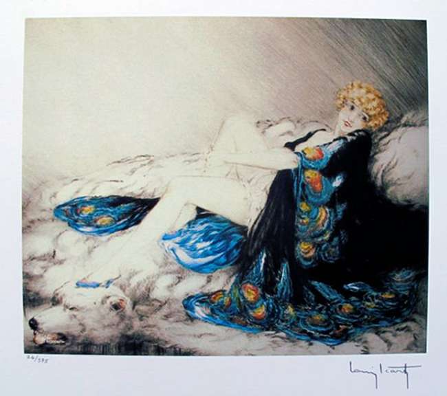 Louis Icart, Silk Robe