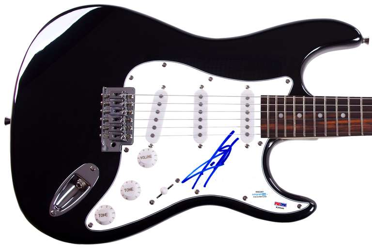 Creed Scott Stapp Autographed Signed Guitar ACOA