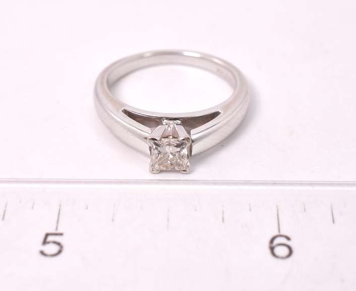 Precious Approx. .54CTS Diamond Ring in 14K White Gold