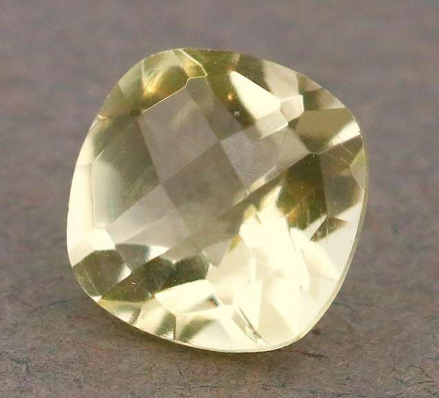 Exciting 3.71ct 10x10mm checker top Citrine