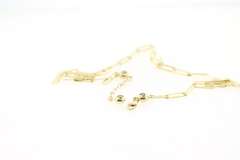 Exquisite 14kt solid gold chain link necklace