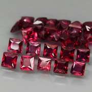 Radiant princess cut! Unheated! 3.88ct Sapphire set!