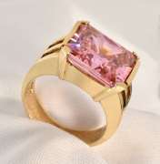 Popular Pink Topaz Ring