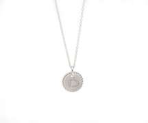 David Yurman Diamond D Pendant Necklace in 18K